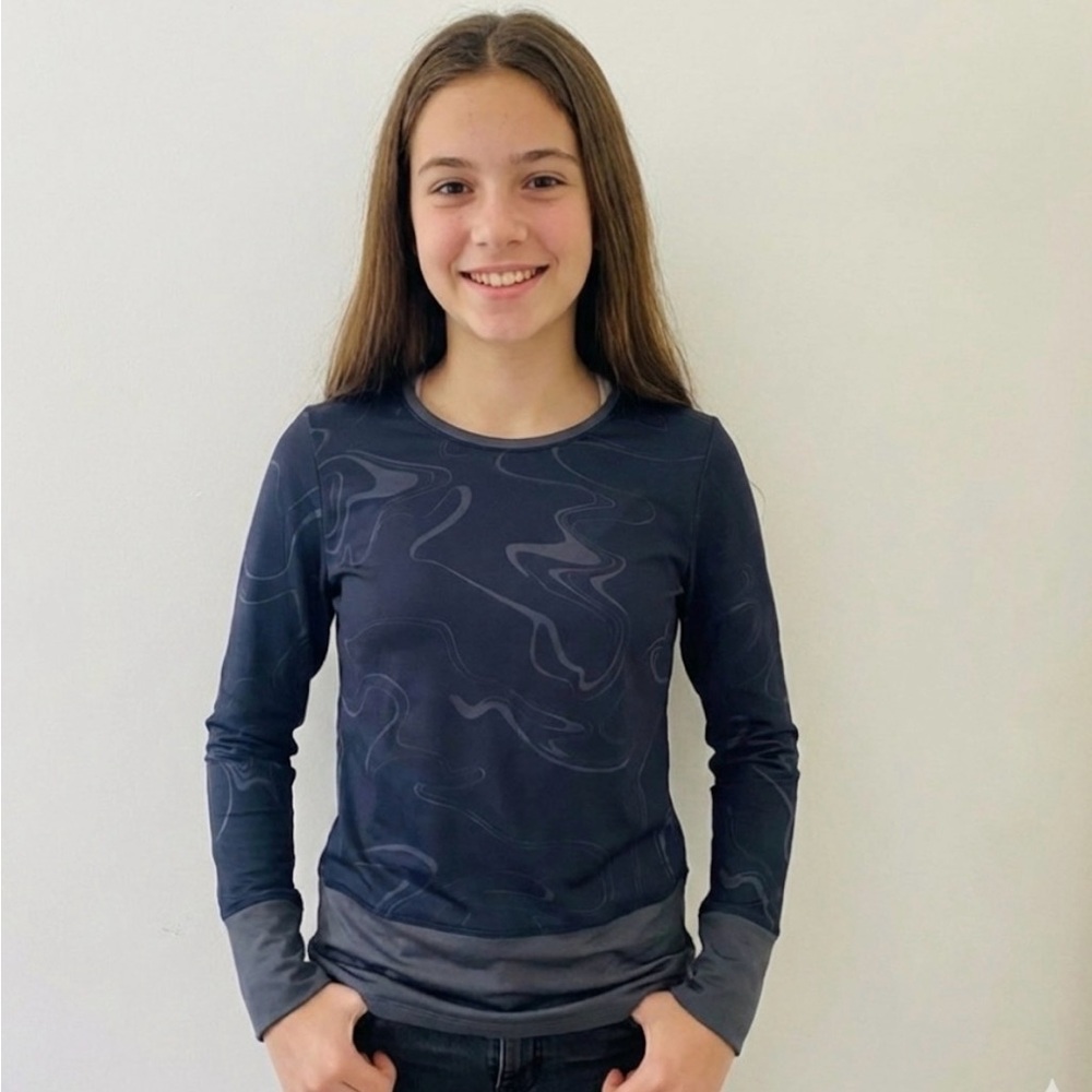 Under Armour Girls Coldgear Novelty Long sleeve  T-Shirt youth Large